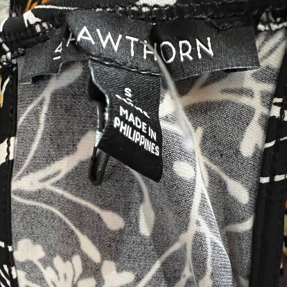 41 Hawthorn Floral Print Jersey Jumpsuit Black White Size Small Petite NWT - Picture 10 of 13